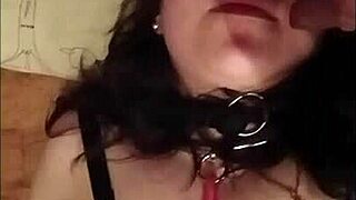Humiliated slave Sara sucks cock eagerly 😈💦