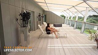 pov sexy secretary mary bambola footjobs then rides cock hard 😈