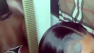 hey little babe jumps me the second i'm home dying to test this black cock!