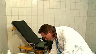 curly european milf babe ann deepthroats huge monster cock before group facial swallow