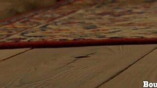 voyeur watches bound lesbian slave masturbate to orgasm