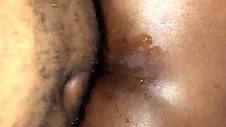 bareback pounding juicy latina milf pussy and gaping asshole doggystyle cumshot