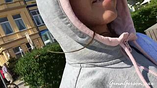 Blonde Clothes Ripped for German Nude Art Trip