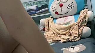 Exotic Arab Teen Neighbor Gets Doggystyle Creampie in Homemade Bedroom Pound