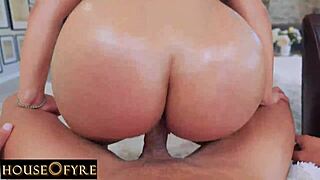 Big Booty Brazilian Brianna Bourbon Fucks British Stud Hard!