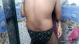 i love giving my husband the best handjob till he cums on my blue panties