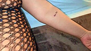 hot latina milf wife flaunts new kinky tattoos slut body cuck shares