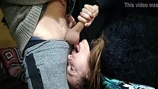 Deepthroating this Argentinian prostitute's throat again feels amazing