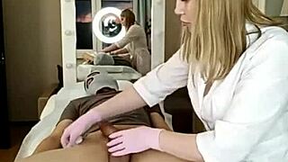 Russian beauty, dare you watch her shave smooth before monster cock rams her horny milf depths?!