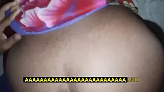 big ass ebony teen gets creampie gift homemade pounding horny style