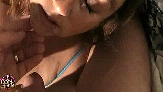 Milf Candi swallows best cum during photographer's POV shoot