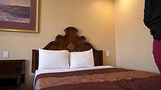 Heart-pounding thrill of hidden hotel spy cam capturing secret intimate moments