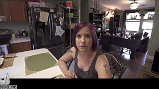 crazy hot christian milf jane cane craves kyle balls shiny cock action