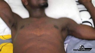 whoa, two sexy ebony babes with huge natural tits go wild in creamy bedroom group sex 😍💦