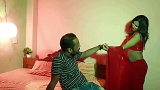 horny indian trans bhabhi's boobs jiggle in close-up creampie fuck