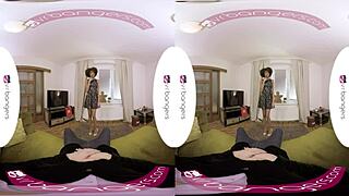 VR Ebony Student Discovers Unexpected Thrilling Ride