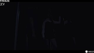 OLDER HANDYMAN BINDS AND FACE FUCKS BRATTY 18+ DOLL IN ELEVATOR TIME STOP FETISH