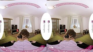 VR Ebony Student Discovers Unexpected Thrilling Ride