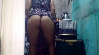 So Horny I Masturbate My Tight Pussy in Kitchen While Working