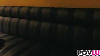 sweet ebony karma may rides huge cock pov hardcore closeup