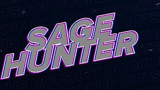 Petite Sage Hunter craves Gozzling's hardcore pounding