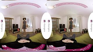 VR Ebony Student Discovers Unexpected Thrilling Ride