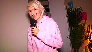 TV Cribs Blonde Bombshell Fucked Post-Filming Interview