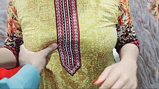 Indian Maid's Bathroom Fuck with Owner's Dirty Hindi Talk Moans