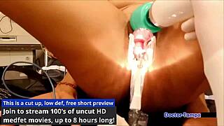 dr tampa gives miss mars a humiliating entrance exam with gloves and big tits exposed