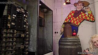 Huge tits lesbian fists blonde in latex 😈🔥💦