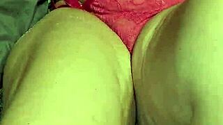 my big ass milf pussy throbs orgasm in thong