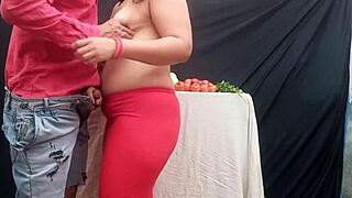 want to see me fuck this indian milf whore bent over in open market creampie finish?