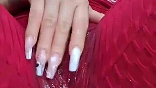 colombian babe rubs her wet pussy through leggings dirty talk till soaked and horny af 🔥💦