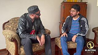 venezuelan blonde maid big tits threesome debut with two eager men