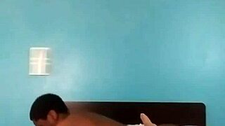 i'm stretching this young ebony's tight pussy with my huge cock