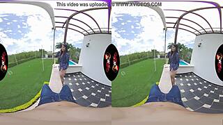 Vrlatina tight latina anal fucked in immersive 5k VR