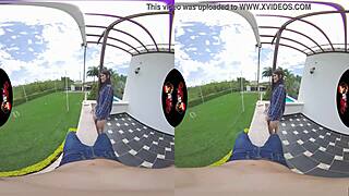 Vrlatina tight latina anal fucked in immersive 5k VR