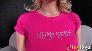 Blonde teen, ready to play on casting couch?