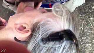 She dives deep into a sloppy blowjob adventure part one