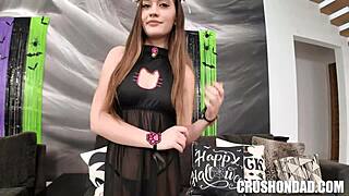 my petite costumes daddy pounds my tight ass pov