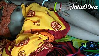 Indian housewife big tits bent over doggystyle fucked at home ranch