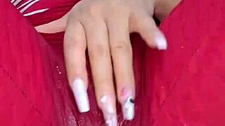 colombian babe rubs her wet pussy through leggings dirty talk till soaked and horny af 🔥💦