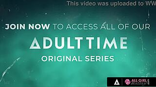 Silvia Saige learns pussy licking from Alix Lynx at sensual girl massage