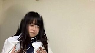 seductive japanese uniform craves sticky creampie