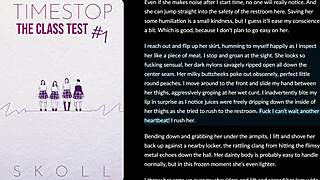 timestop freezes class for erotic face fucking fantasy