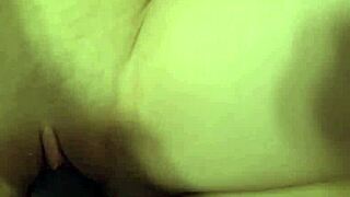 eww teen spits that thick jizz load after hardcore interracial blowbang mess