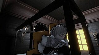 i pounded my femboy maid's tight ass in his favorite outfit creampie finish