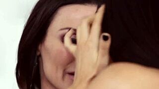 lesbian babe and milf explore intimate connection