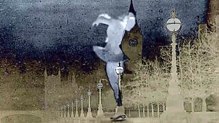 Vintage Bizarre Gentleman Enjoys Hairy Pussy Blowjob and Fuck in Lantern Era!