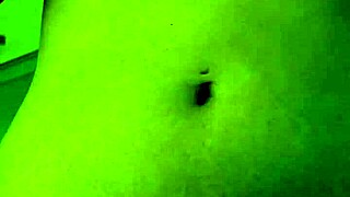 Rubbing creamy sun lotion over heaving tits during risky public beach exposure